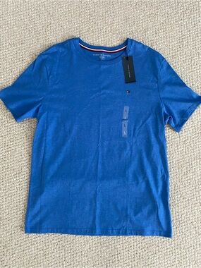 Tommy Hilfiger Men’s Blue Short Sleeve Crew Tee New With Tags